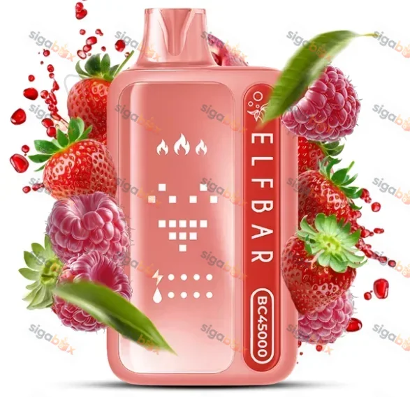 Elf Bar BC45000 Red Raspberry Strawberry (Малина Полуниця)