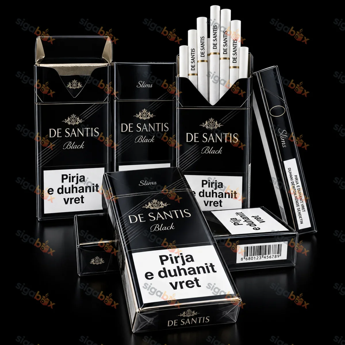 Сигарети De Santis Slims Black
